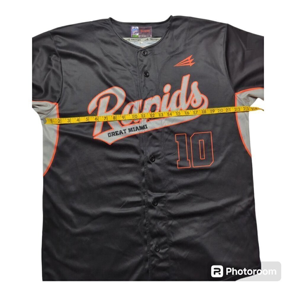 Rapids Triton Great Miami Jersey Size L Black Gray Color - Picture 4 of 6